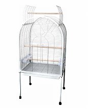 Cage polly blanc pour perroquet - Flamingo