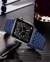Bracelet de luxe en acier inoxydable, pour apple watch 