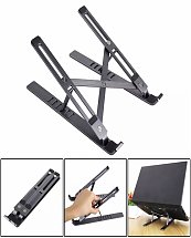 Laptop stand Support pour ordinateur portable en alliage d'aluminium, réglable et pliable