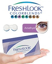 Pack Freshlook Colorblends (avec corrections) - Amethyst + Aqua Lens 120ml