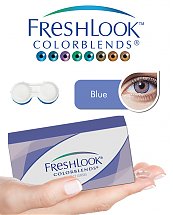 Pack Freshlook Colorblends (avec corrections) - Bleu + Aqua Lens 120ml