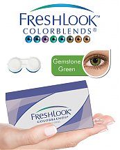 Pack Freshlook Colorblends (avec corrections) - Gemstone Vert + Aqua Lens 120ml