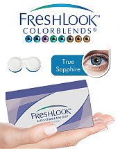 Pack Freshlook Colorblends (avec corrections) - True Sapphire + Aqua Lens 120ml