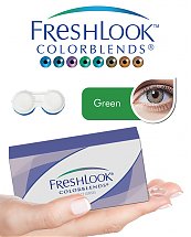 Pack Freshlook Colorblends (avec corrections) - Vert + Aqua Lens 120ml