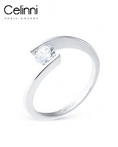 Bague Solitaire Diamant ETERNAL Or Blanc 0.50 Carat