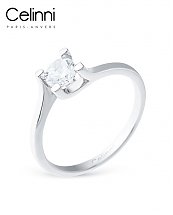 Bague Solitaire Diamant IDYLLE Or Blanc 0.50 Carat