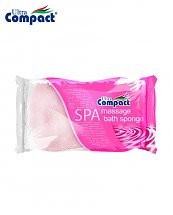 Eponge de bain Ultra Compact Spa Massage - Rose