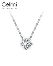 Pendentif Diamant Laura Or Blanc 0.40 Carat