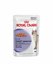 Bouchées en Sauce Royal Canin Digest Sensitive 12x85g pour chats