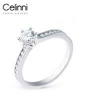 Bague Solitaire Diamant MON TRESOR Or Blanc 0.85 Carat