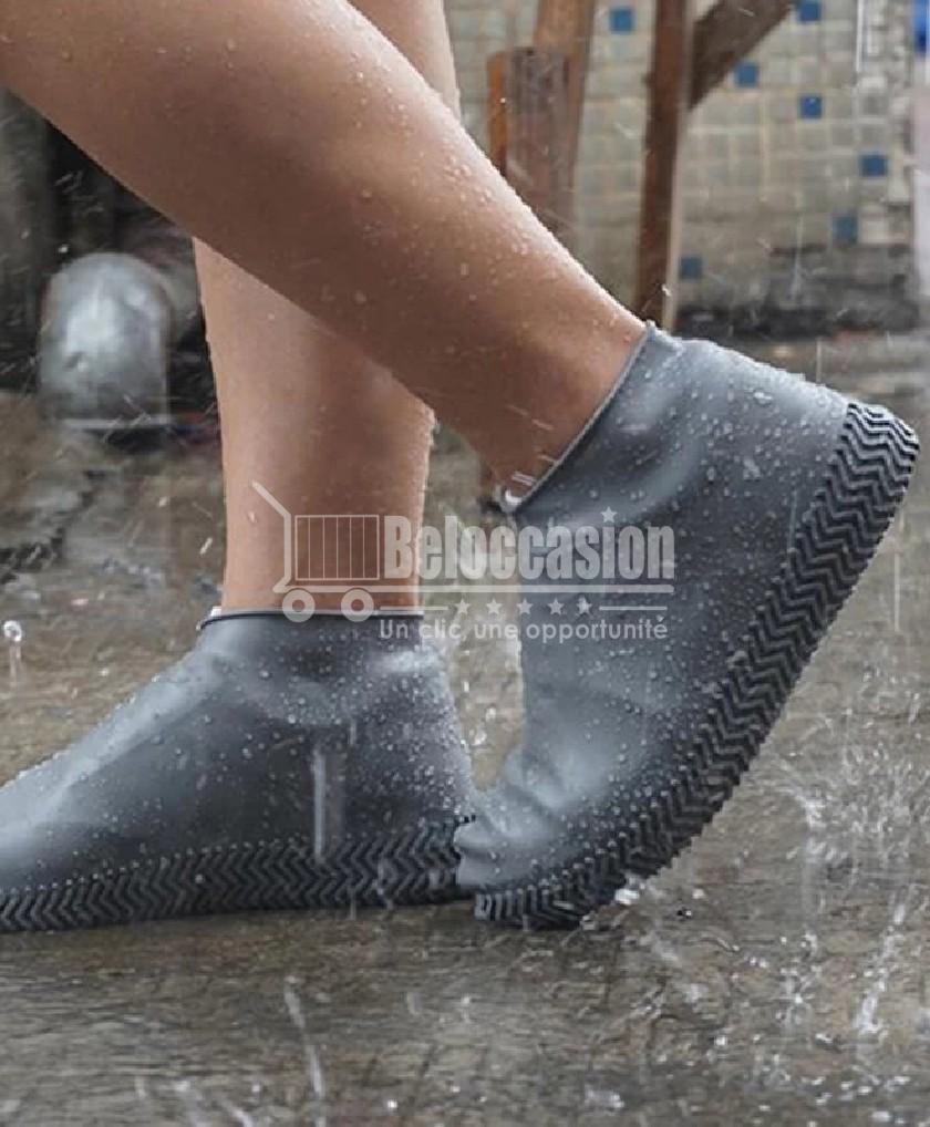 Housse de chaussures de pluie en silicone étanche Maroc