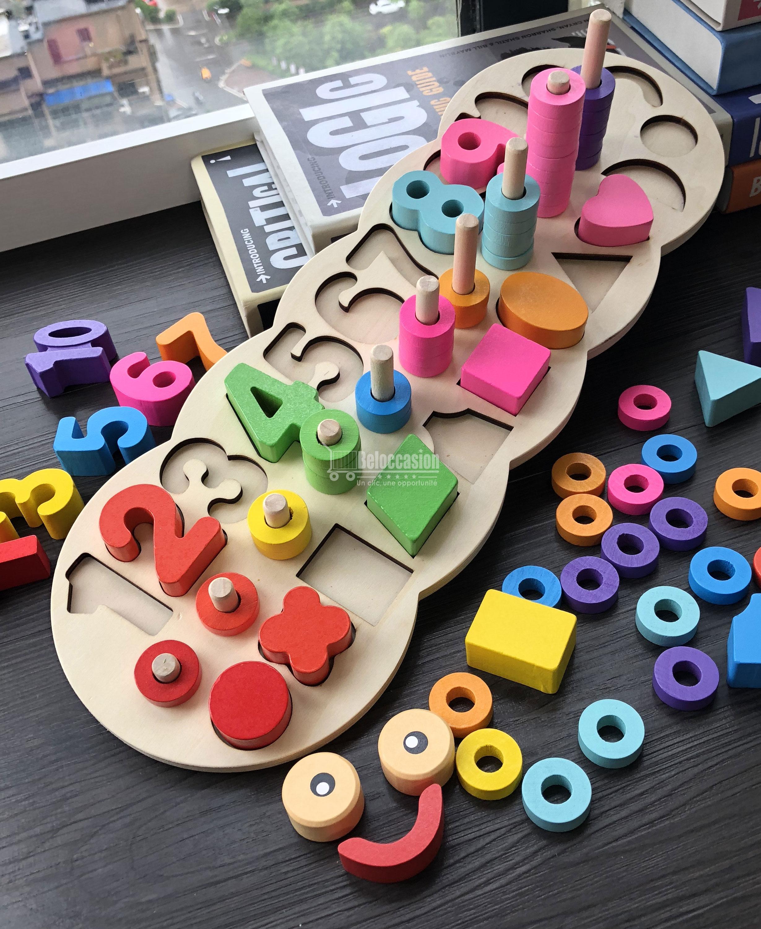 Montessori Jeux Éducatif,Jouet Fille 1 Ans,Jeu de Tri,Gobelet à