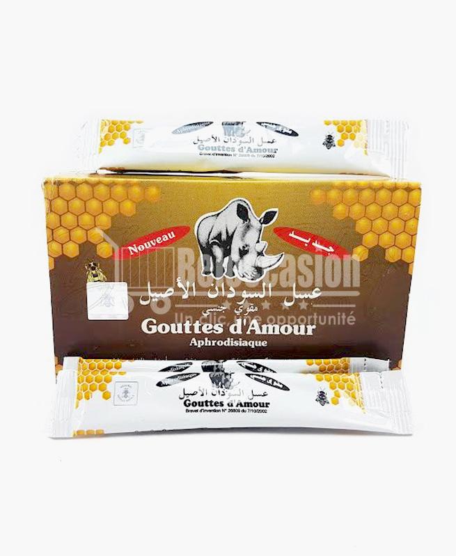 Gouttes d'amour Aphrodisiaque Miel du Soudan 10g Vendu par lot de